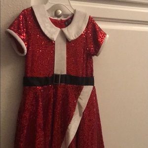 JoJo Siwa Red Sequin Christmas Santa Dress